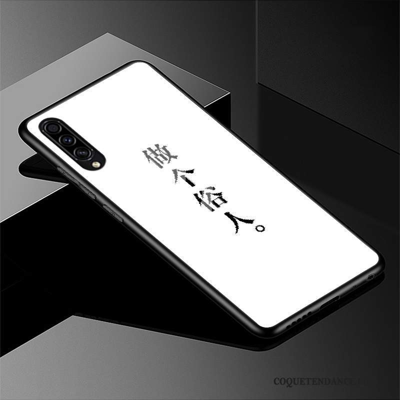 Samsung Galaxy A30s Coque Mode Simple Silicone Noir De Téléphone