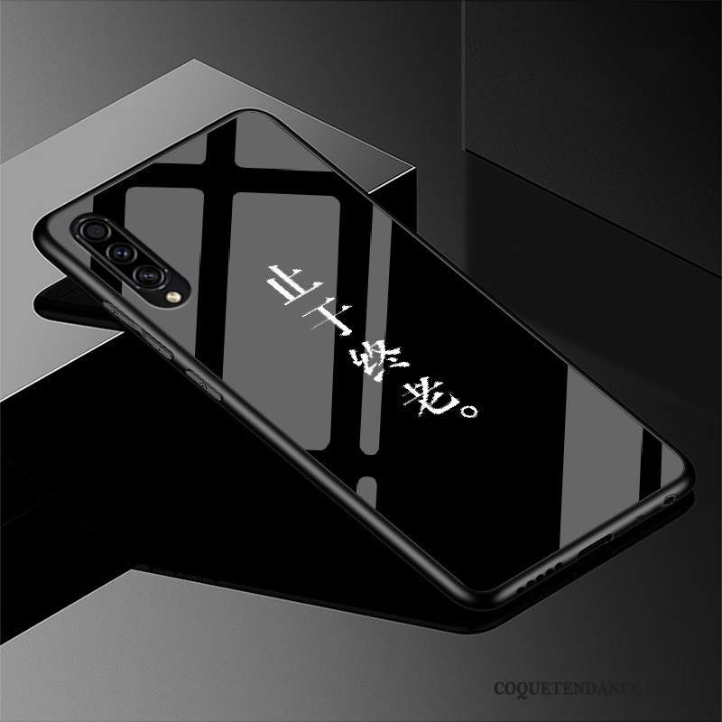 Samsung Galaxy A30s Coque Mode Simple Silicone Noir De Téléphone