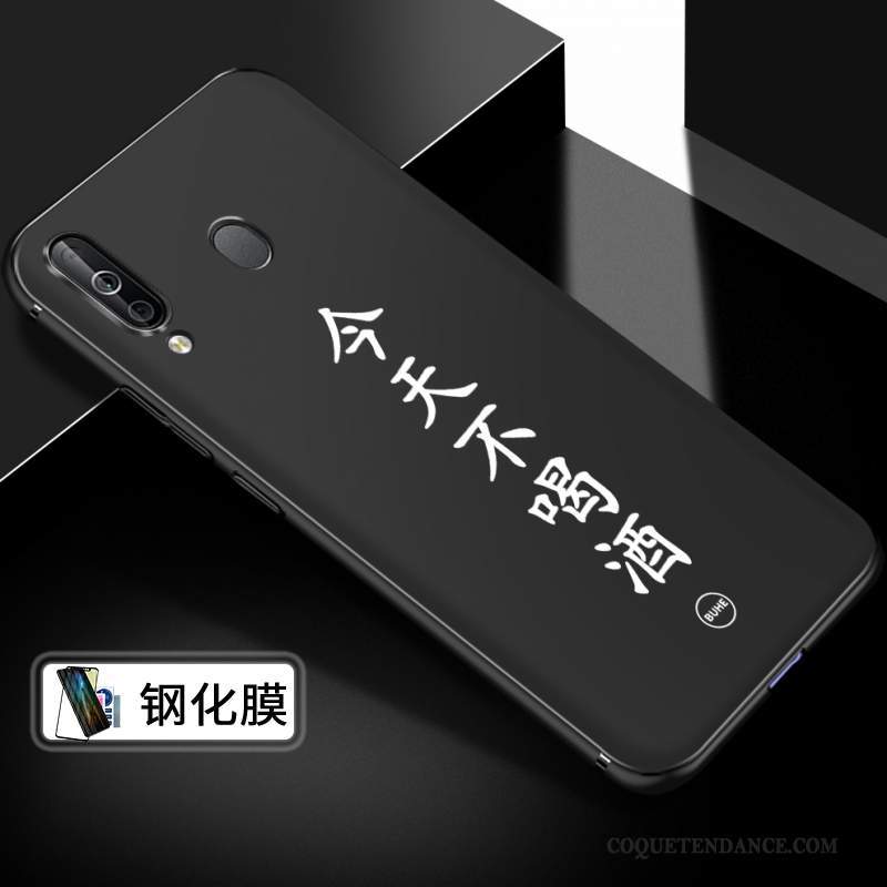 Samsung Galaxy A40s Coque De Téléphone Personnalité Incassable Fluide Doux Noir