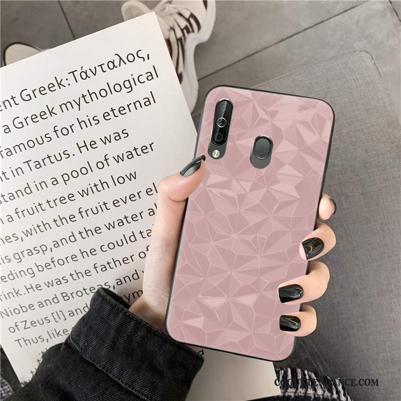 Samsung Galaxy A40s Coque Protection Étui Couleur Unie Violet Simple