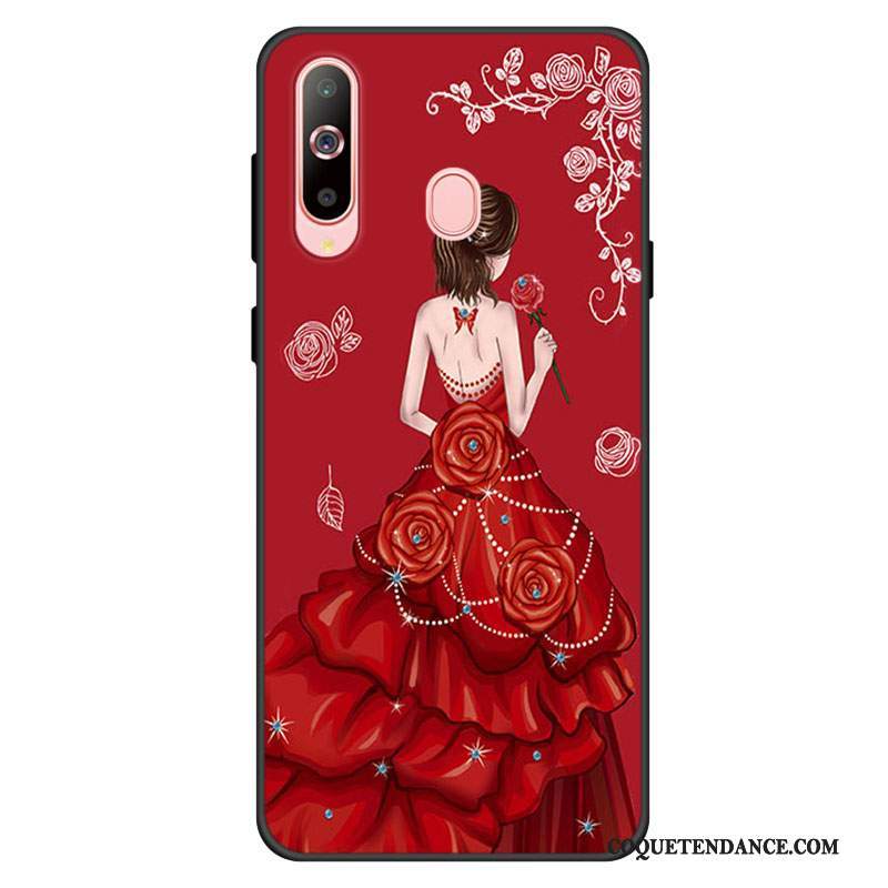 Samsung Galaxy A40s Coque Étui Protection Silicone Bleu
