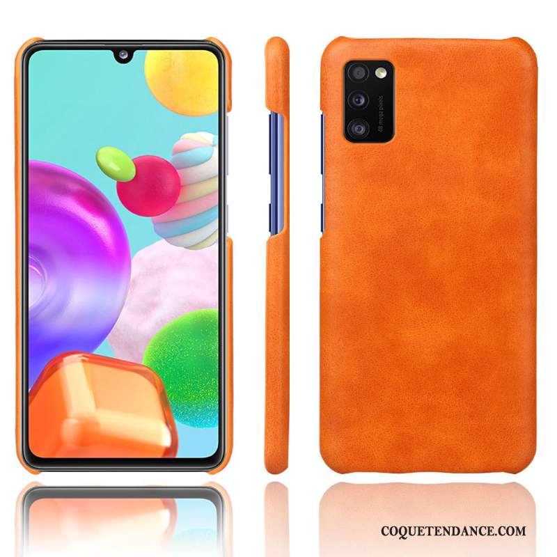 Samsung Galaxy A41 Coque De Téléphone Protection Orange Simple Qualité