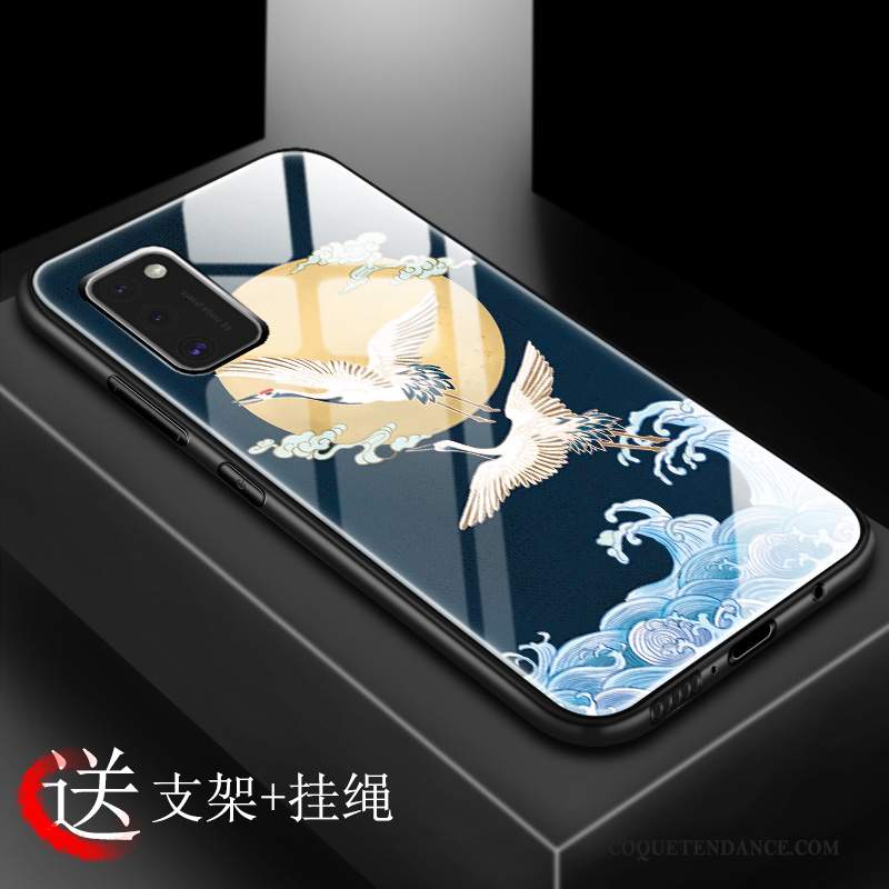 Samsung Galaxy A41 Coque Luxe Verre Style Chinois De Téléphone Tendance