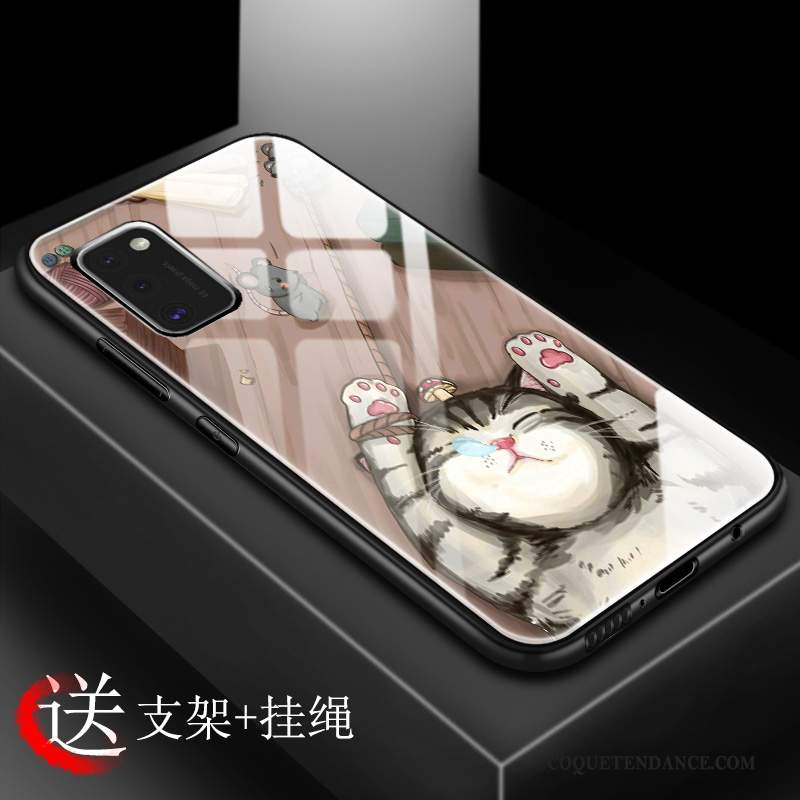 Samsung Galaxy A41 Coque Luxe Verre Style Chinois De Téléphone Tendance