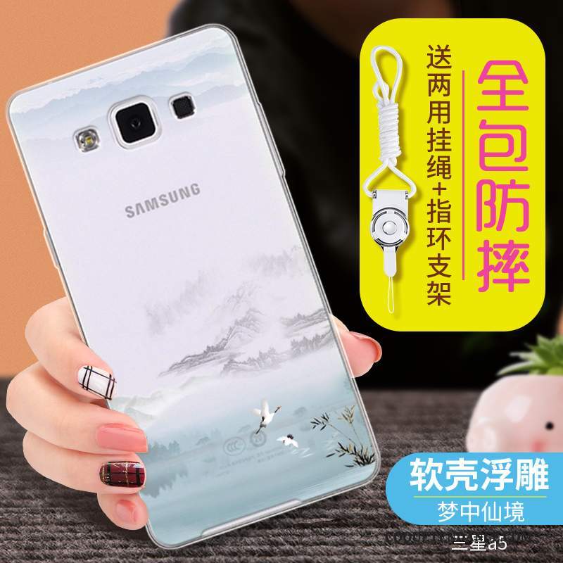 Samsung Galaxy A5 2015 Coque Protection Transparent Silicone De Téléphone Incassable