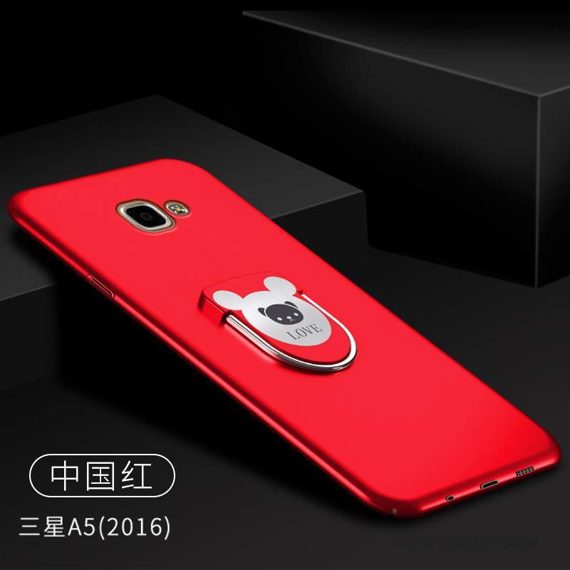 Samsung Galaxy A5 2016 Coque De Téléphone Difficile Protection Étui Rouge