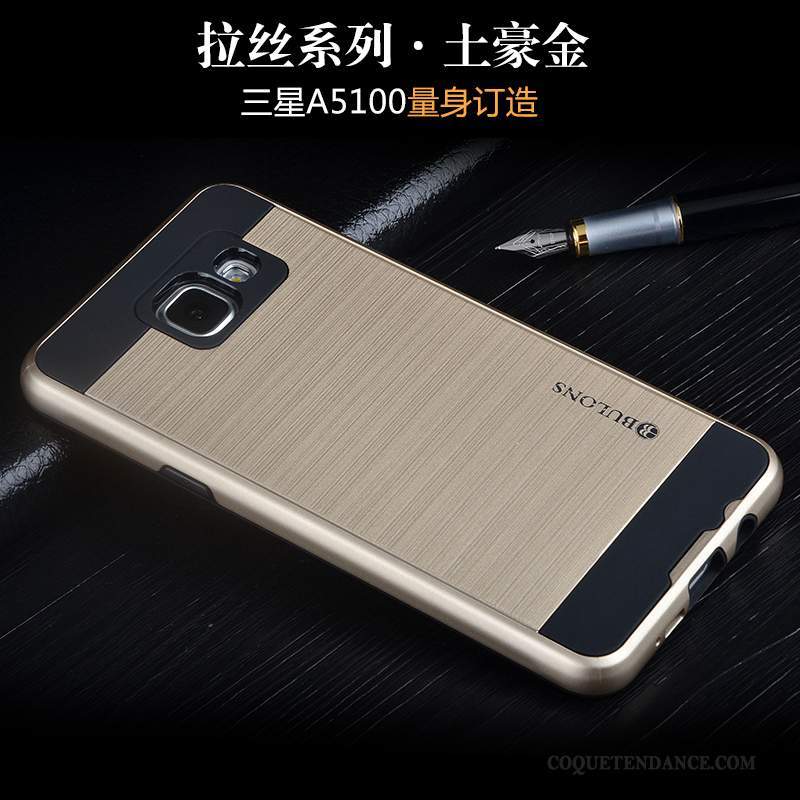 Samsung Galaxy A5 2016 Coque Incassable Protection Tissu Fluide Doux Tendance