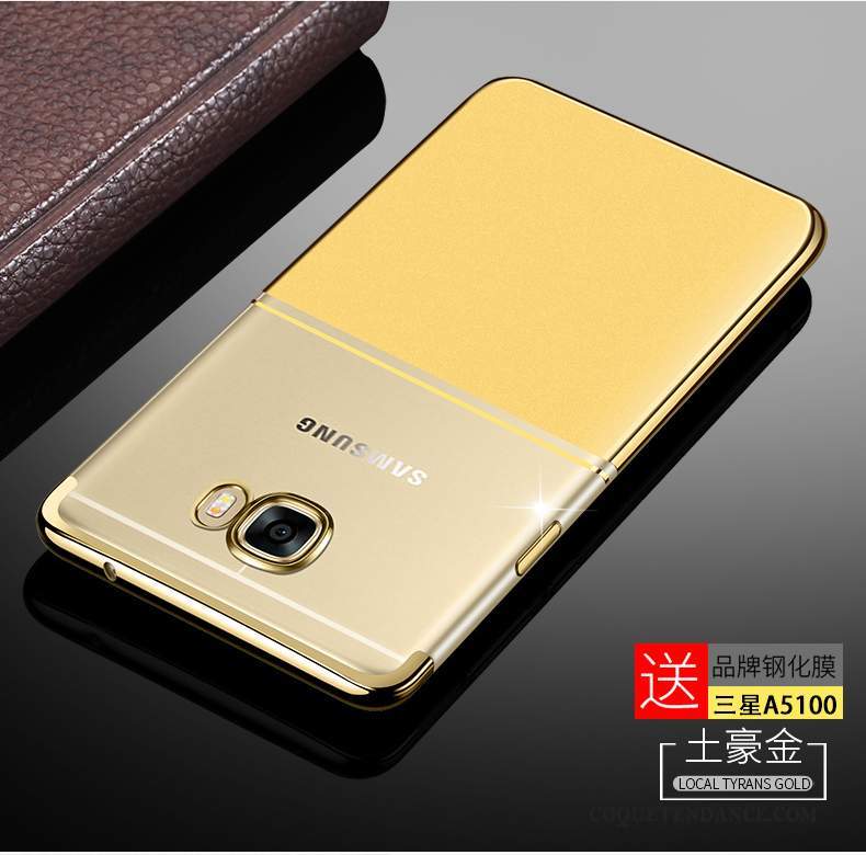 Samsung Galaxy A5 2016 Coque Jaune Étui De Téléphone Tendance Fluide Doux