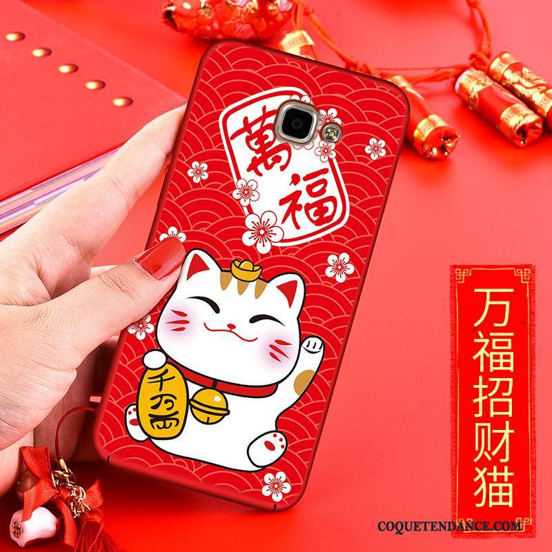 Samsung Galaxy A5 2016 Coque Richesse Chat Tendance Difficile Protection
