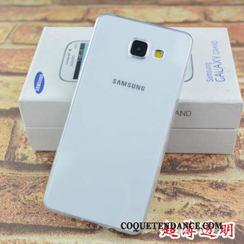 Samsung Galaxy A5 2016 Coque Étui Incassable Silicone Bordure Gaufrage