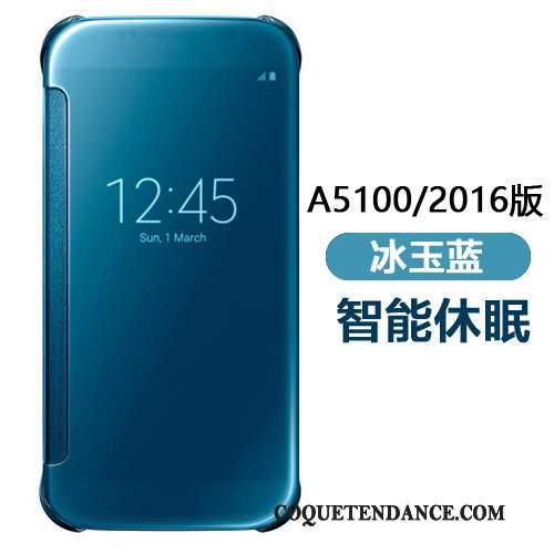 Samsung Galaxy A5 2016 Coque Étui Or De Téléphone Protection Miroir