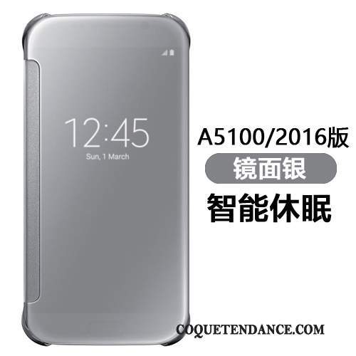 Samsung Galaxy A5 2016 Coque Étui Or De Téléphone Protection Miroir