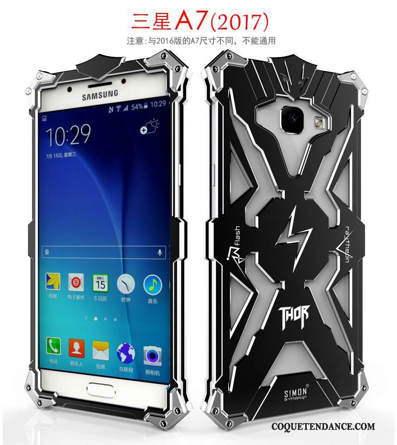 Samsung Galaxy A5 2017 Coque Protection Incassable Métal De Téléphone Noir