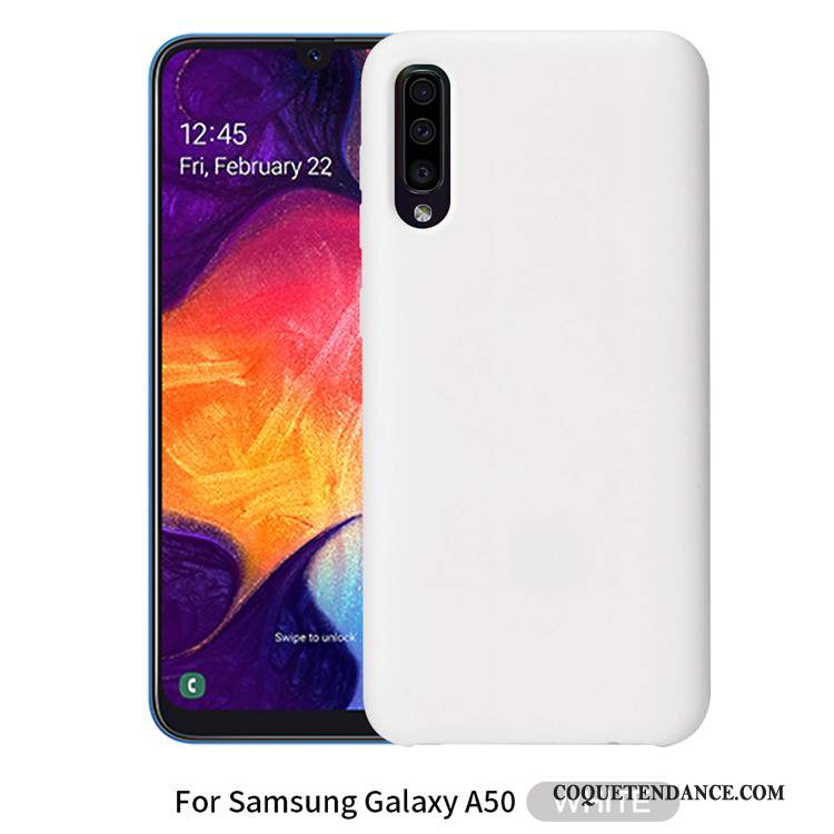 Samsung Galaxy A50 Coque Silicone Incassable De Téléphone Protection Noir