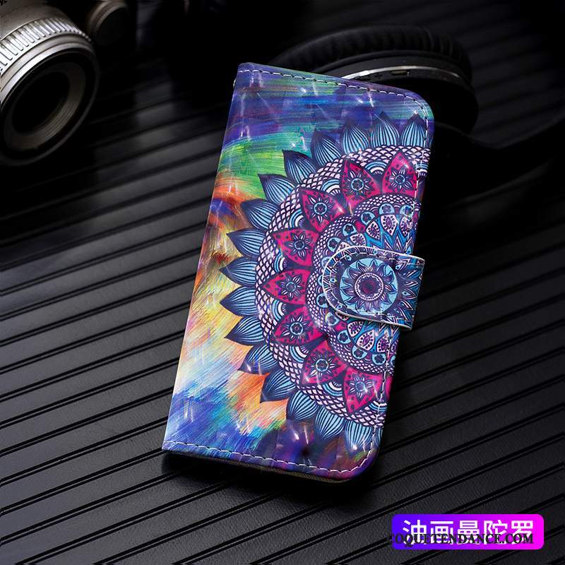 Samsung Galaxy A50s Coque Fluide Doux Frais Étui En Cuir Modèle Incassable