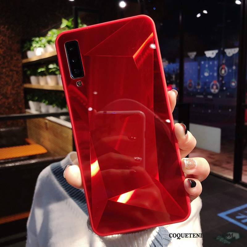 Samsung Galaxy A50s Coque Tout Compris Net Rouge Vert Incassable Petit