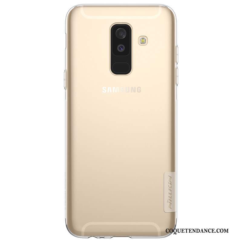 Samsung Galaxy A6 Coque De Téléphone Silicone Transparent Fluide Doux Protection