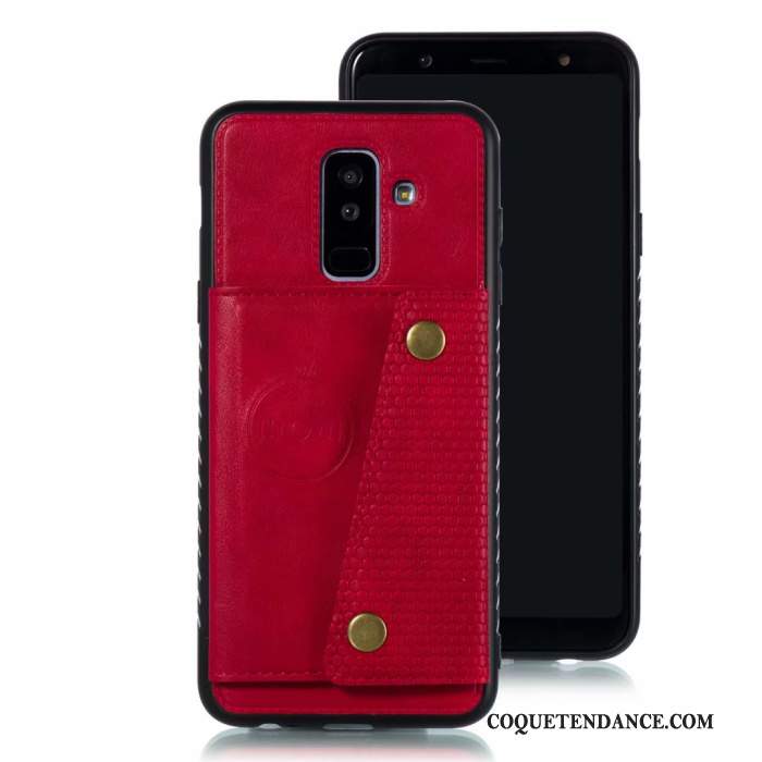 Samsung Galaxy A6+ Coque Tout Compris Silicone Incassable Protection Étui En Cuir