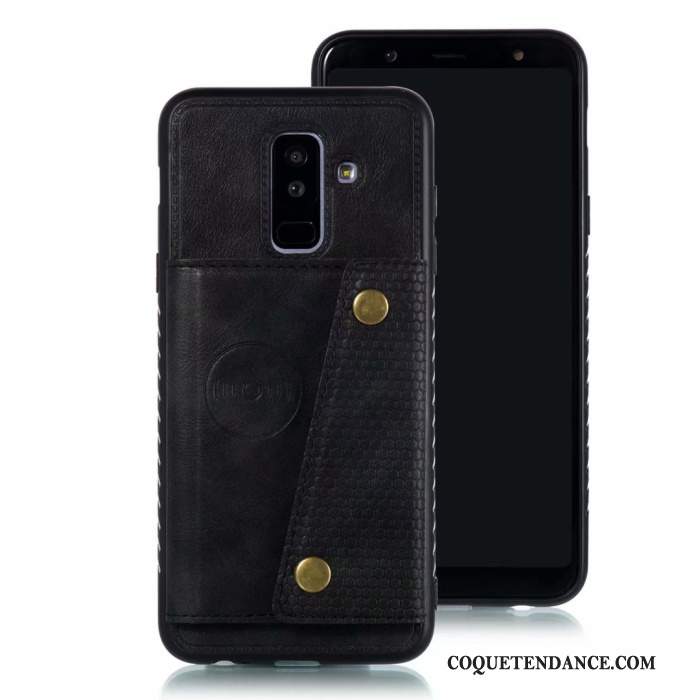 Samsung Galaxy A6+ Coque Tout Compris Silicone Incassable Protection Étui En Cuir