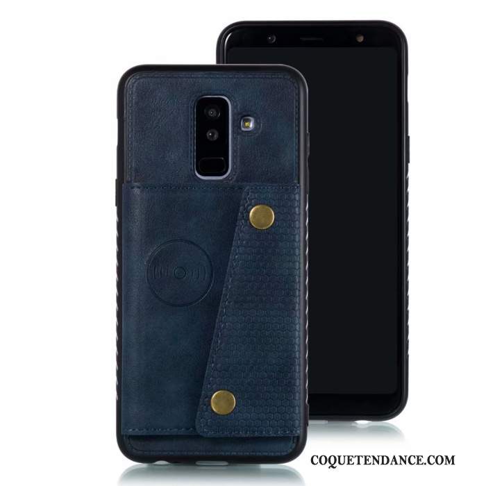 Samsung Galaxy A6+ Coque Tout Compris Silicone Incassable Protection Étui En Cuir