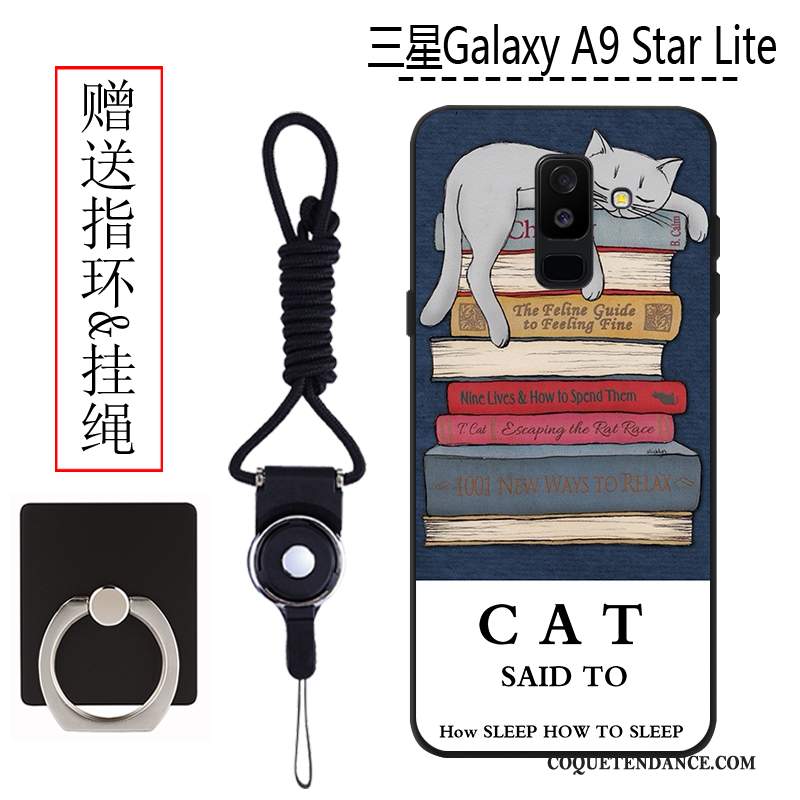 Samsung Galaxy A6+ Coque Étui Protection Silicone Incassable Noir