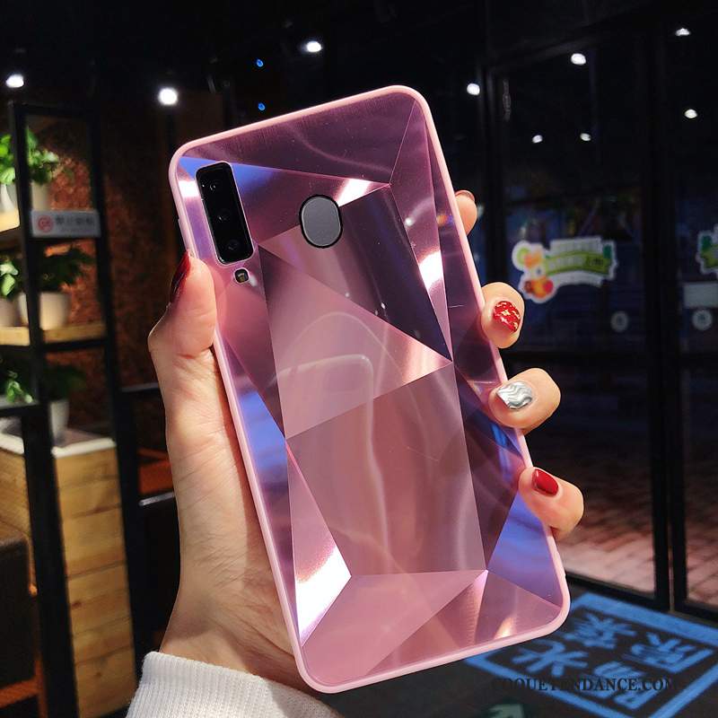 Samsung Galaxy A60 Coque Tendance Incassable Étui Rose