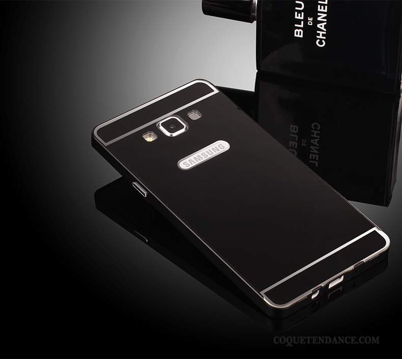 Samsung Galaxy A7 2015 Coque De Téléphone Étui Vert Border Métal
