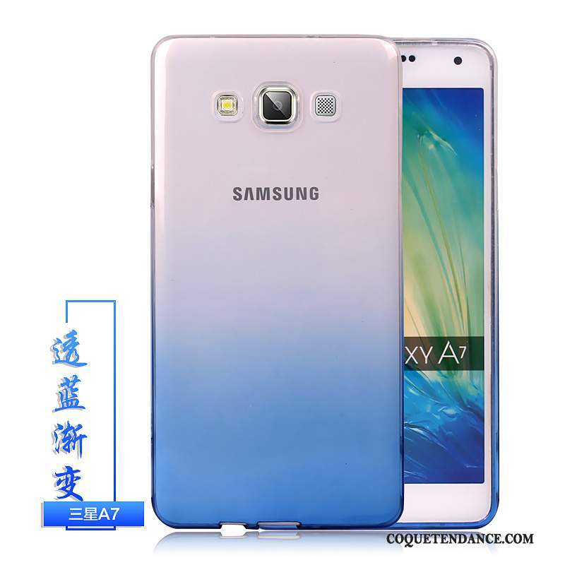Samsung Galaxy A7 2015 Coque Fluide Doux Incassable Dégradé Étui De Téléphone