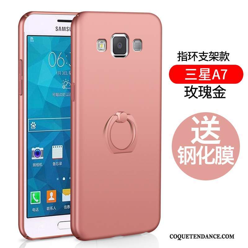 Samsung Galaxy A7 2015 Coque Incassable Difficile Rouge Étui