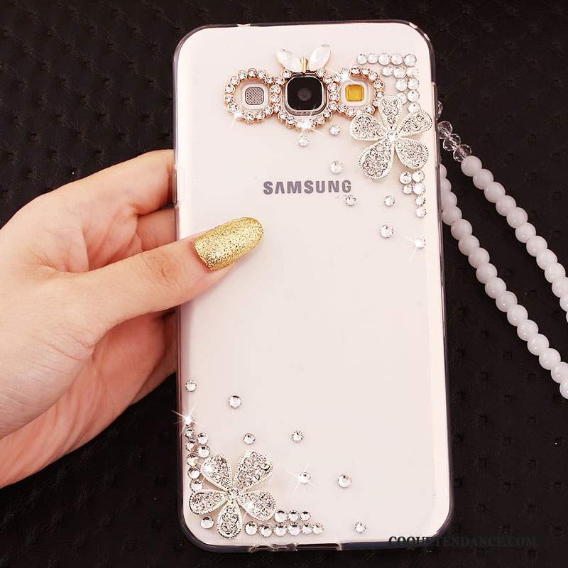 Samsung Galaxy A7 2015 Coque Étui De Téléphone Cristal Protection Anneau