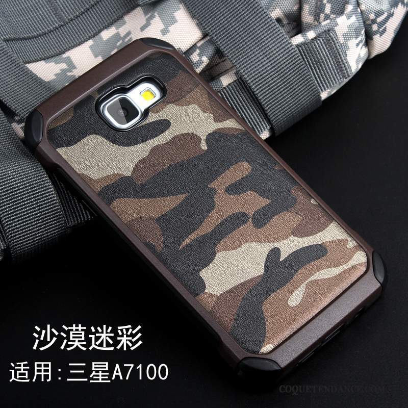 Samsung Galaxy A7 2016 Coque Protection Camouflage De Téléphone Silicone Étui