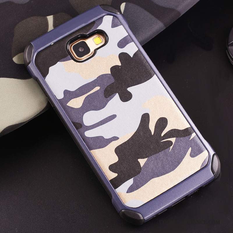 Samsung Galaxy A7 2016 Coque Protection Support Camouflage Anneau Silicone