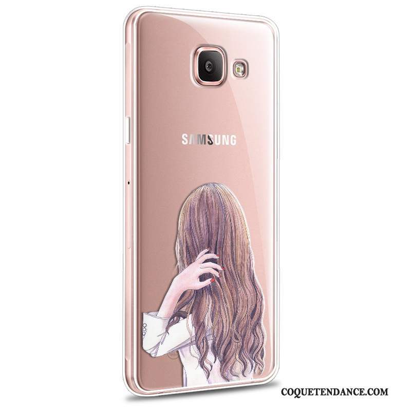 Samsung Galaxy A7 2016 Coque Silicone Incassable Dessin Animé Fluide Doux Protection