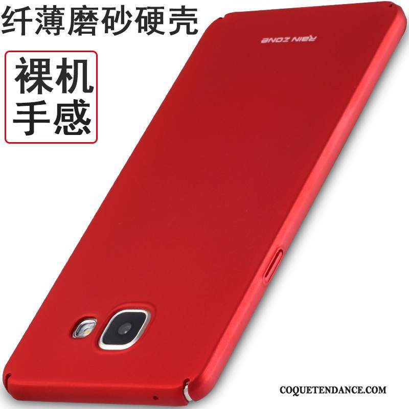 Samsung Galaxy A7 2016 Coque Silicone Rouge Protection Étui De Téléphone