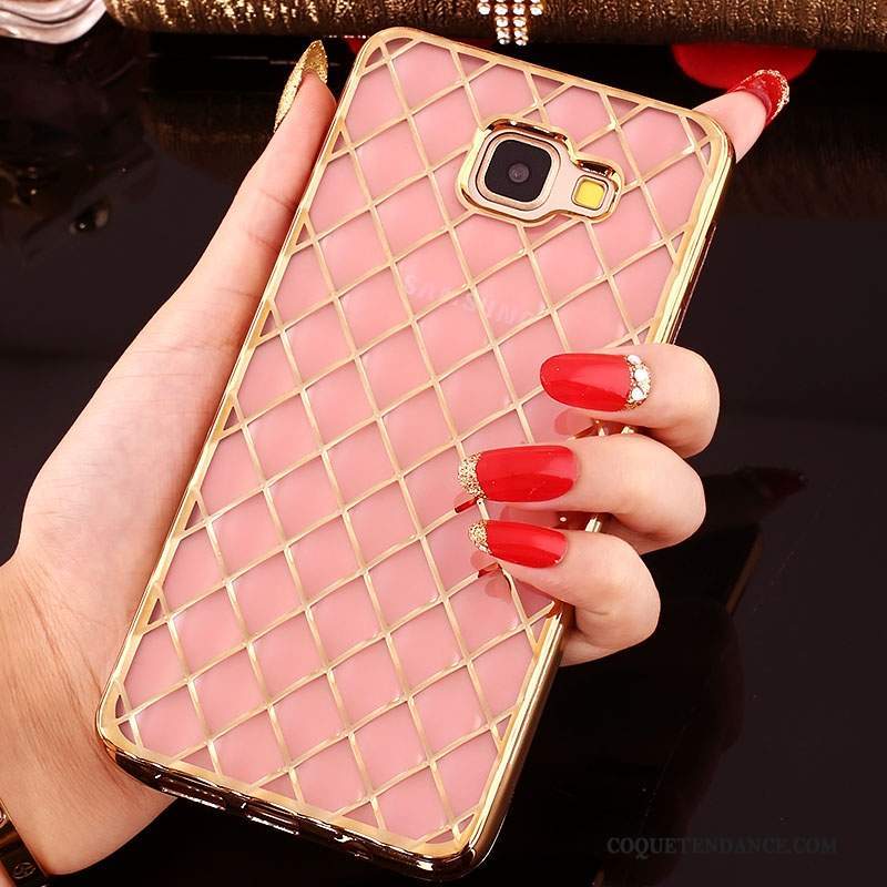 Samsung Galaxy A7 2016 Coque Tout Compris De Téléphone Étui Rose Strass