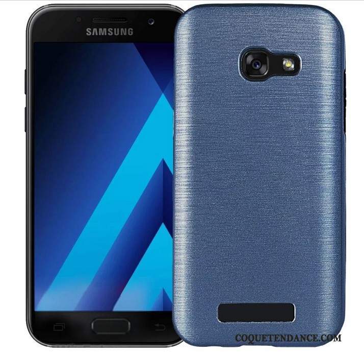 Samsung Galaxy A7 2017 Coque Incassable Protection Tout Compris Silicone Rouge