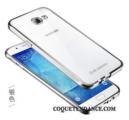 Samsung Galaxy A7 2017 Coque Transparent Étui Rose De Téléphone Fluide Doux