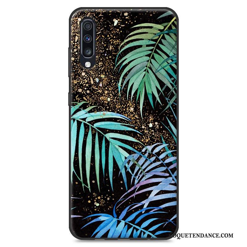 Samsung Galaxy A70 Coque De Téléphone Protection Personnalité Bleu Marque De Tendance