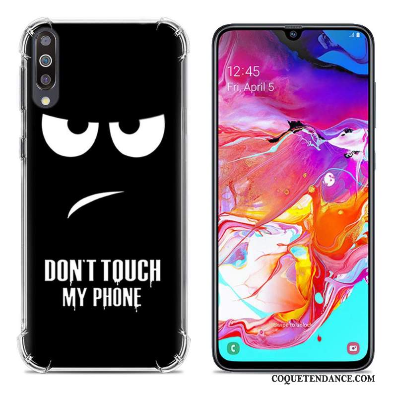 Samsung Galaxy A70 Coque Fluide Doux Incassable Peinture Étui