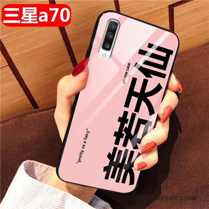 Samsung Galaxy A70 Coque Frais Rose De Téléphone Charmant Protection