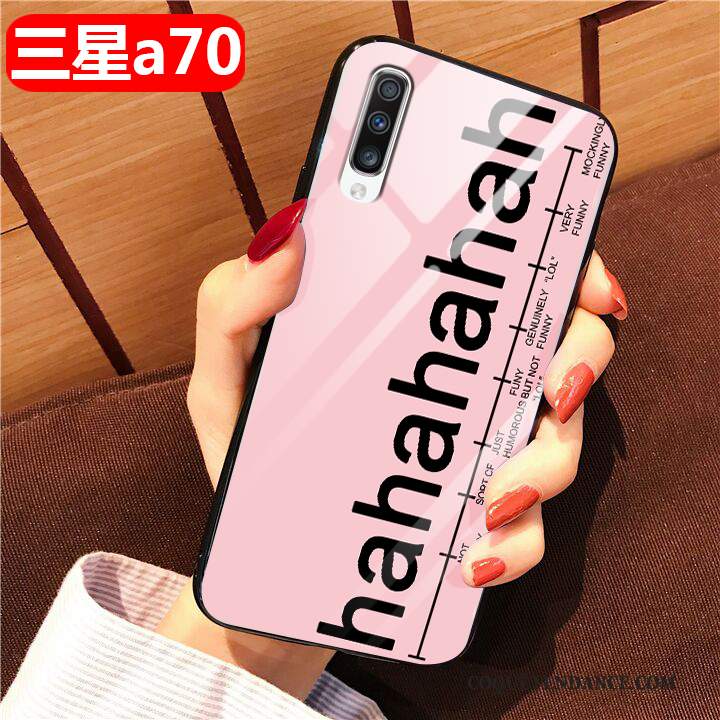 Samsung Galaxy A70 Coque Frais Rose De Téléphone Charmant Protection