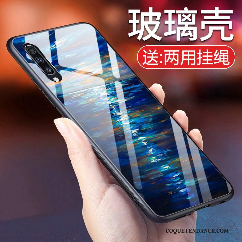 Samsung Galaxy A70 Coque Étui Incassable Silicone Verre