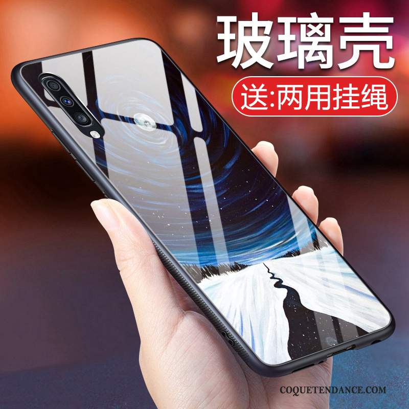 Samsung Galaxy A70 Coque Étui Incassable Silicone Verre