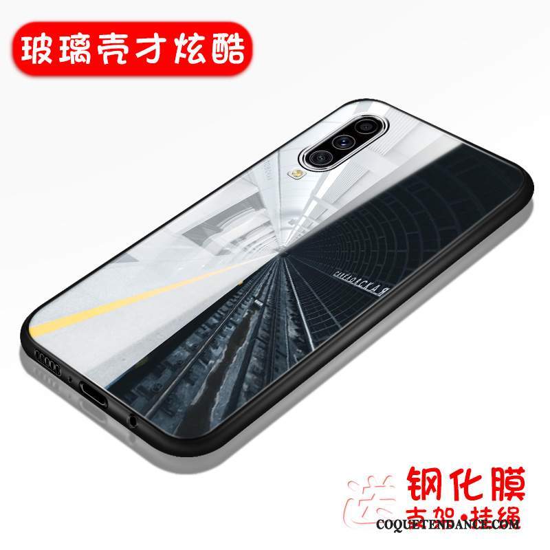 Samsung Galaxy A70s Coque Silicone Noir Personnalisé Protection Mode