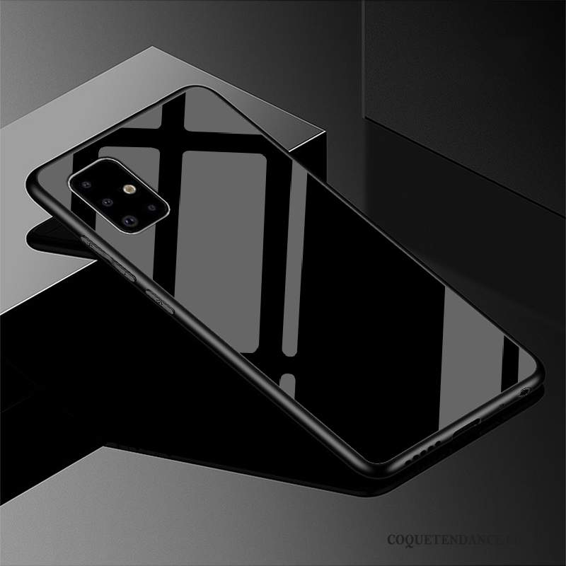 Samsung Galaxy A71 Coque Miroir Tout Compris Verre Personnalisé Luxe