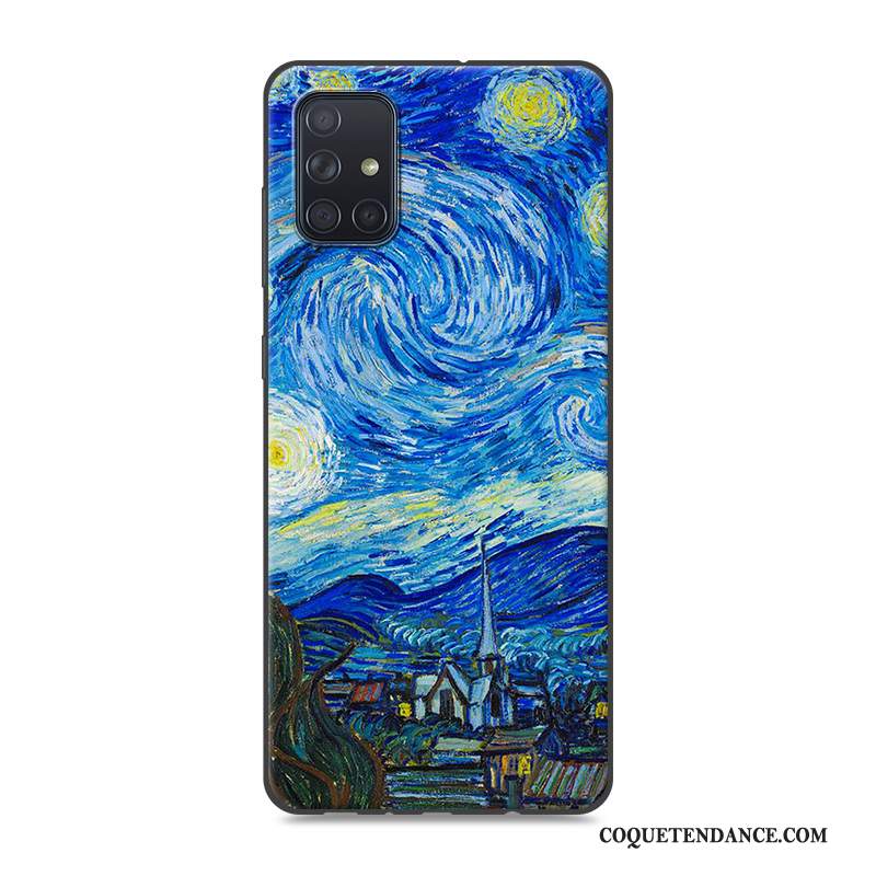 Samsung Galaxy A71 Coque Multicolore Protection Paysage De Téléphone Étui