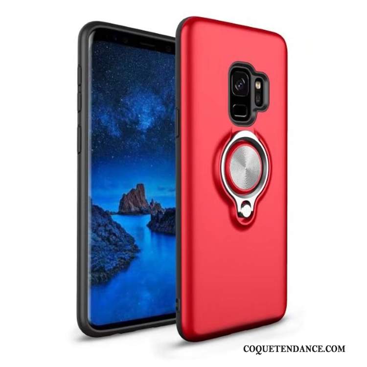 Samsung Galaxy A8 2018 Coque À Bord De Téléphone Étui Rouge Support