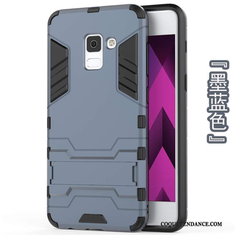 Samsung Galaxy A8+ Coque De Téléphone Protection Tout Compris Or Étui