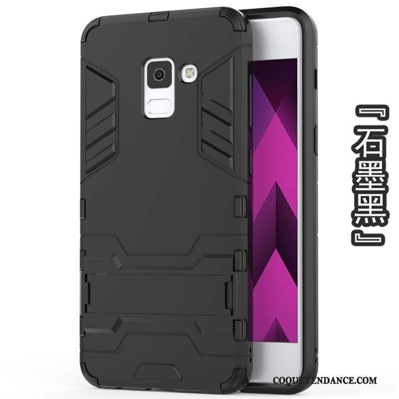 Samsung Galaxy A8+ Coque De Téléphone Protection Tout Compris Or Étui