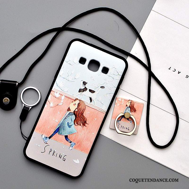 Samsung Galaxy A8 Coque Délavé En Daim Incassable Fluide Doux De Téléphone Support